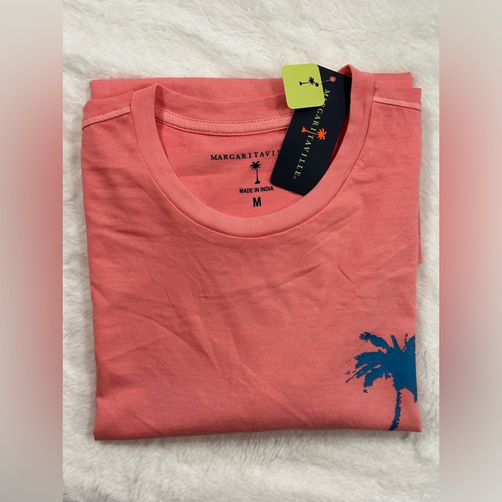 Margaritaville Coral Cotton Shirt
